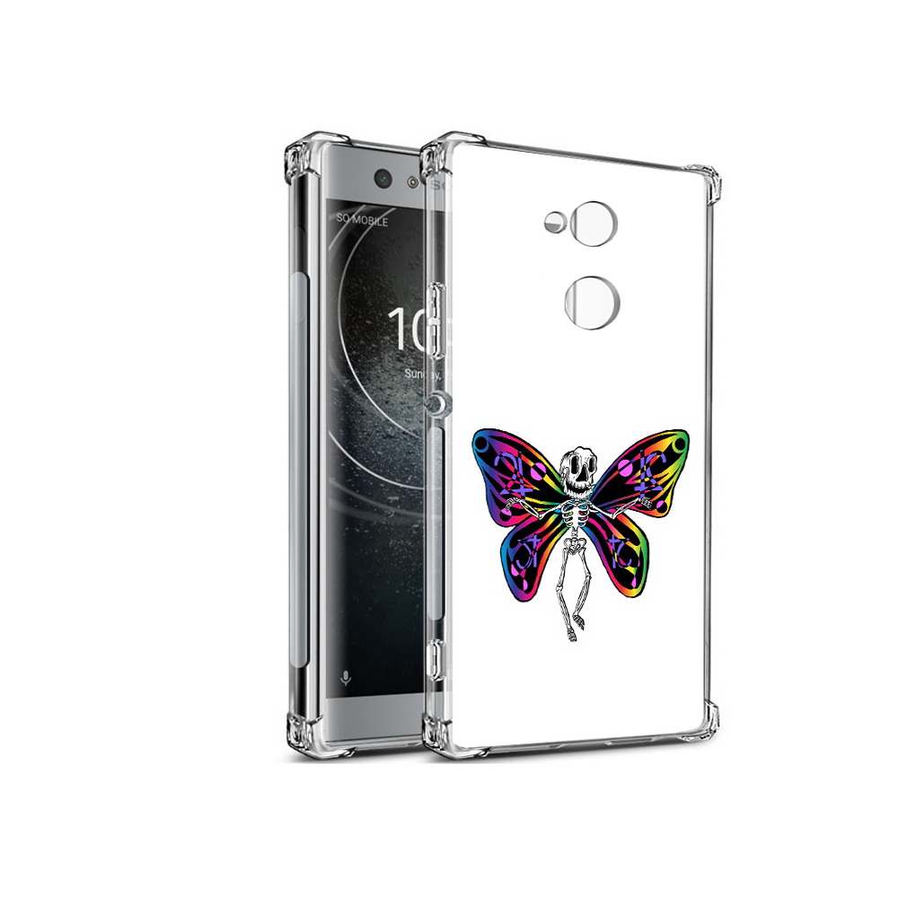 

Чехол MyPads Tocco для Sony Xperia XA2 эффект бабочки (PT99627.238.701), Прозрачный, Tocco