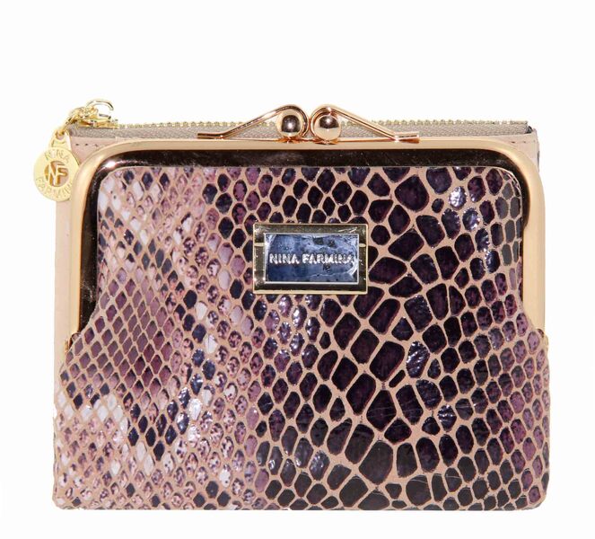 

Кошелек женский NINA FARMINA K 6133 бежевый комбинированый, K 6133