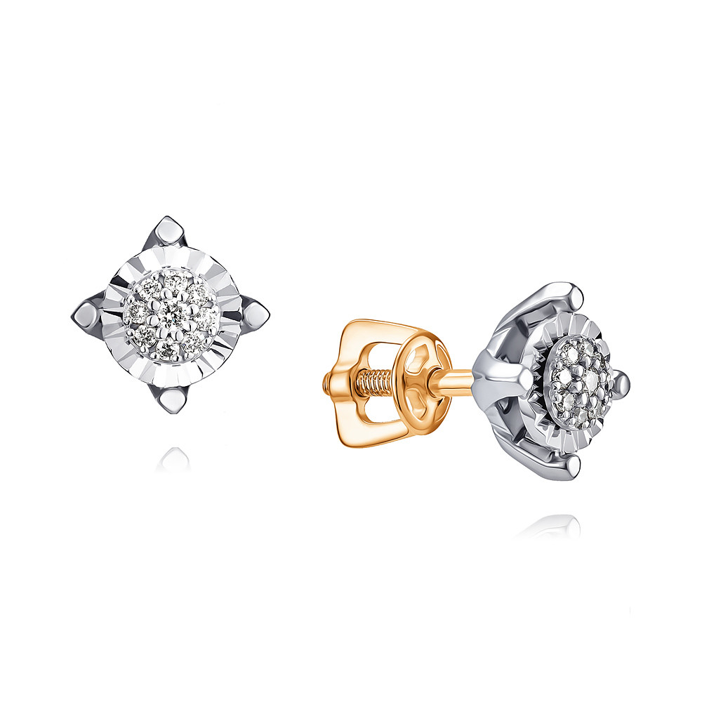 

Серьги из красного золота с бриллиантом ADAMAS 21037650/01-А507Д-41, 21037650/01-А507Д-41
