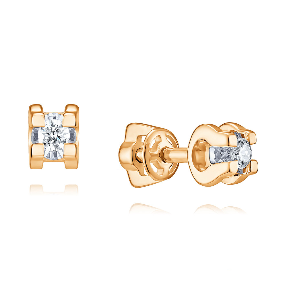 

Серьги из красного золота с бриллиантом ADAMAS 21037633/01-А507Д-41, 21037633/01-А507Д-41