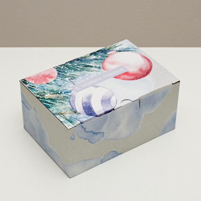 

Складная коробка «Уютного Нового года», 22x15x10 см, Разноцветный