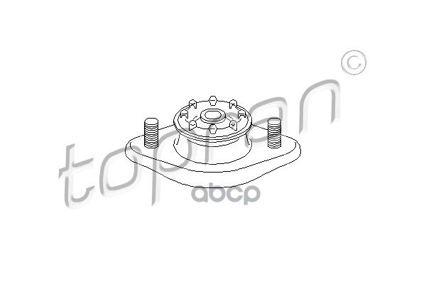 

Опора Амортизатора (Замена Для Hp-500039755) topran 500039001