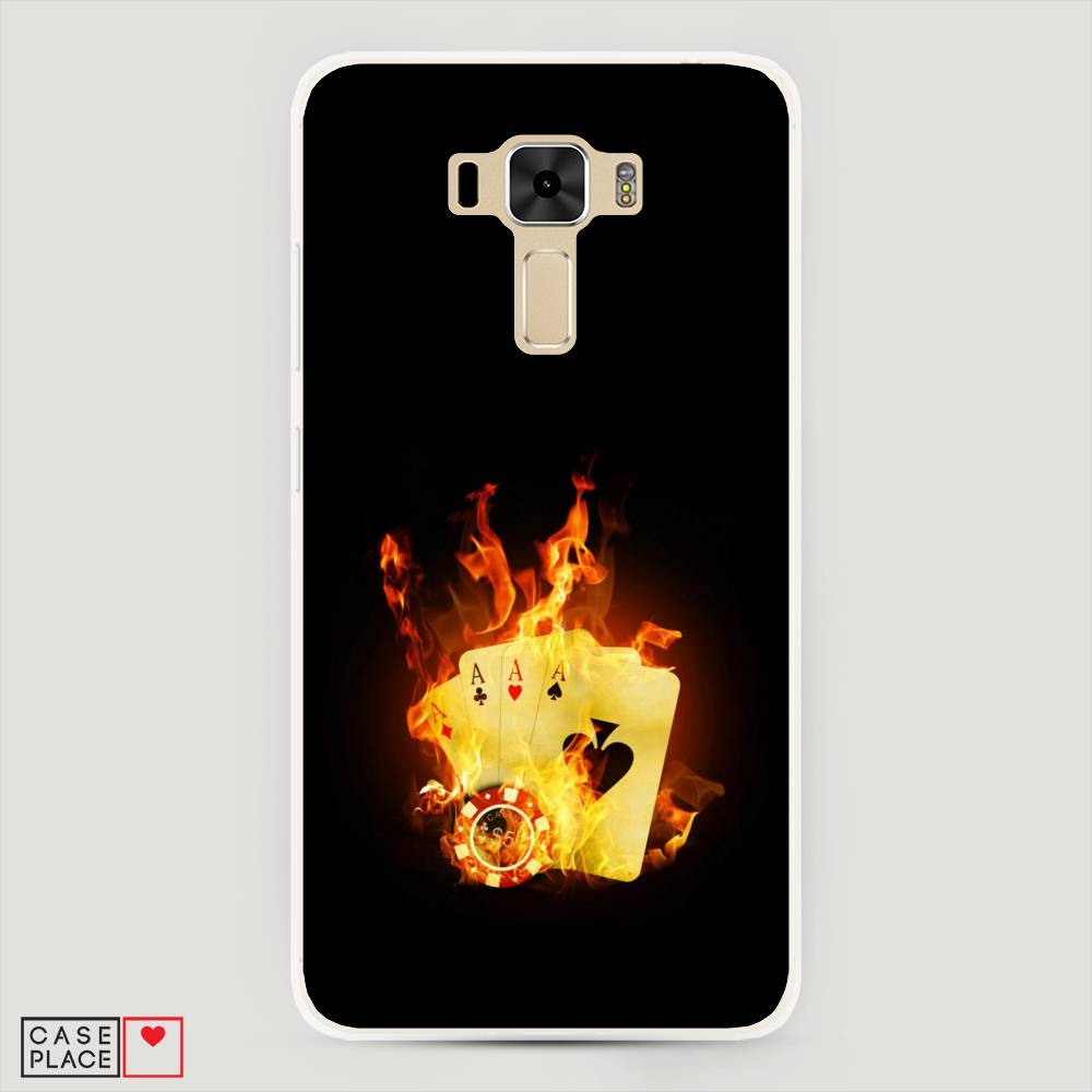 

Чехол Awog "Горящие карты" для Asus Zenfone 3 Laser ZC551KL, 40850-9