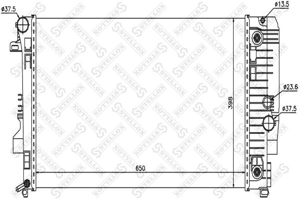 

Радиатор системы охлаждения Stellox 1026560SX