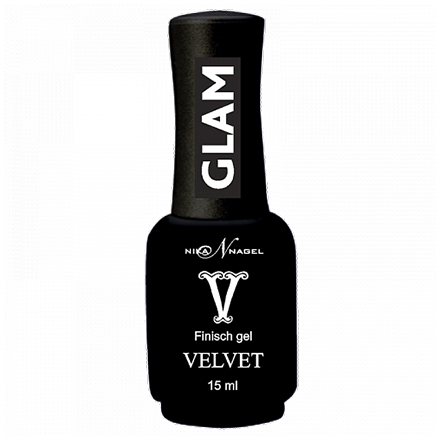 

Топ Nika Nagel Gel Finisch Velvet Glam 15 мл
