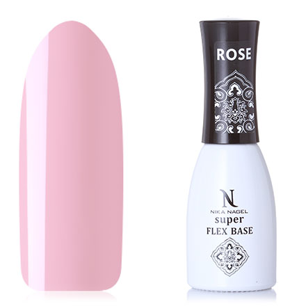 

База Nika Nagel Super Flex Rose 10 мл