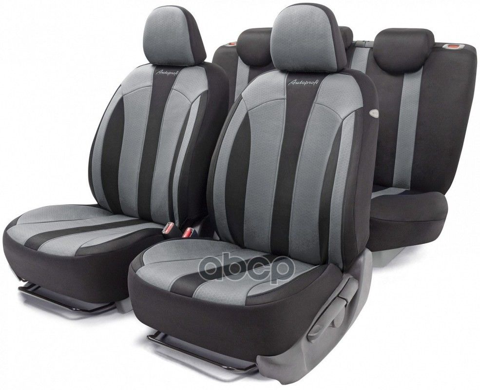 

Чехлы универсальные autoprofi performance prf-1505 bk/gy полиэстер чёрные/серые