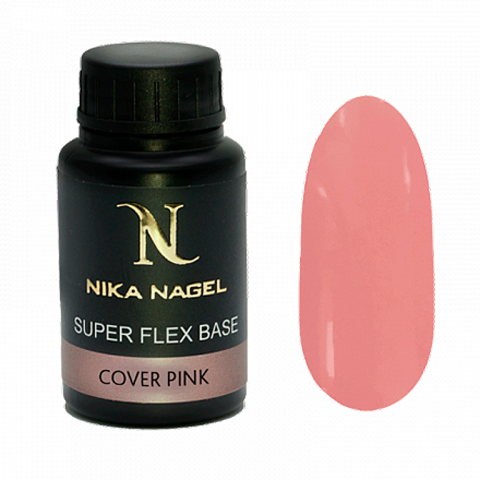 

База Nika Nagel Super Flex Cover Pink 30 мл