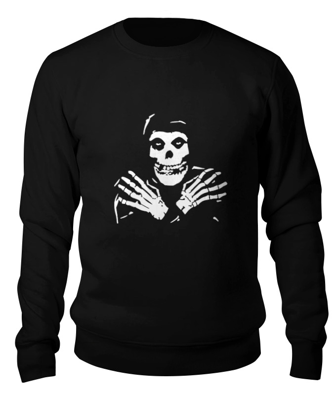 

Свитшот унисекс Printio Misfits черный XL, Misfits