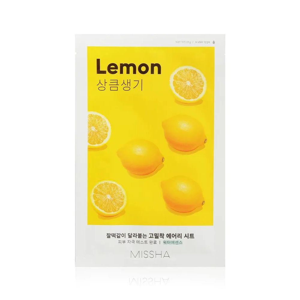 Маска для лица Missha Airy Fit Lemon осветляющая, тканевая, 19 г избранное т1 2