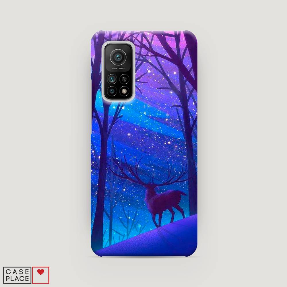 

Пластиковый чехол "Северный олень" на Xiaomi Mi 10T, 39320-1