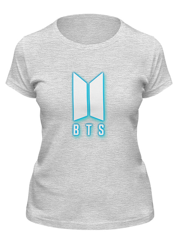 

Футболка женская Printio Bts серая XL, Серый, Bts