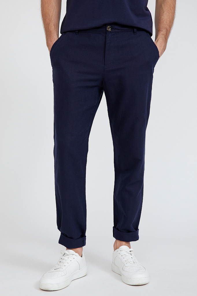 

Брюки мужские Finn Flare S20-21005 синие 3XL, S20-21005