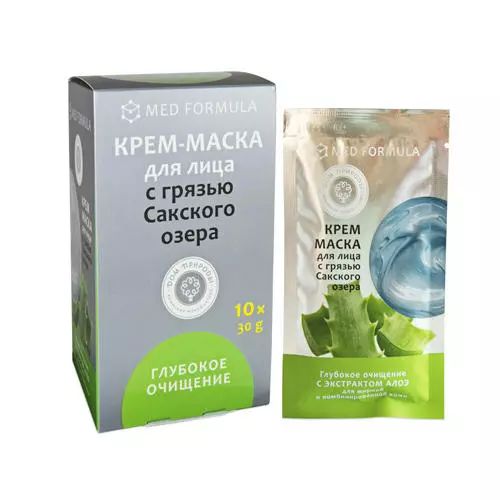 Маска для лица ДОМ ПРИРОДЫ Глубокое очищение 300 г eveline гидрокрем для лица bio organic 3 в 1 глубокое увлажнение 100