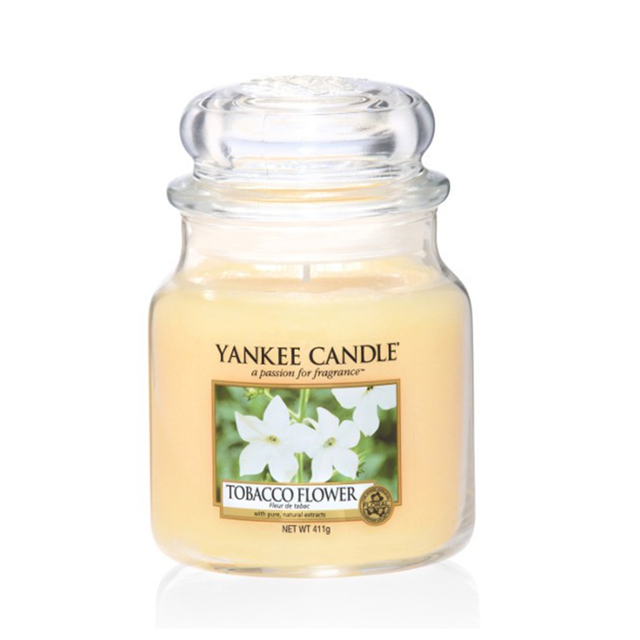 фото Свеча yankee candle tobacco flower medium jar candle