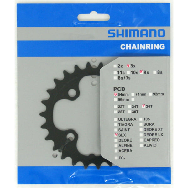 

Звезда передн. Shimano, SLX, для FC-M660,  черный Y1KS26000