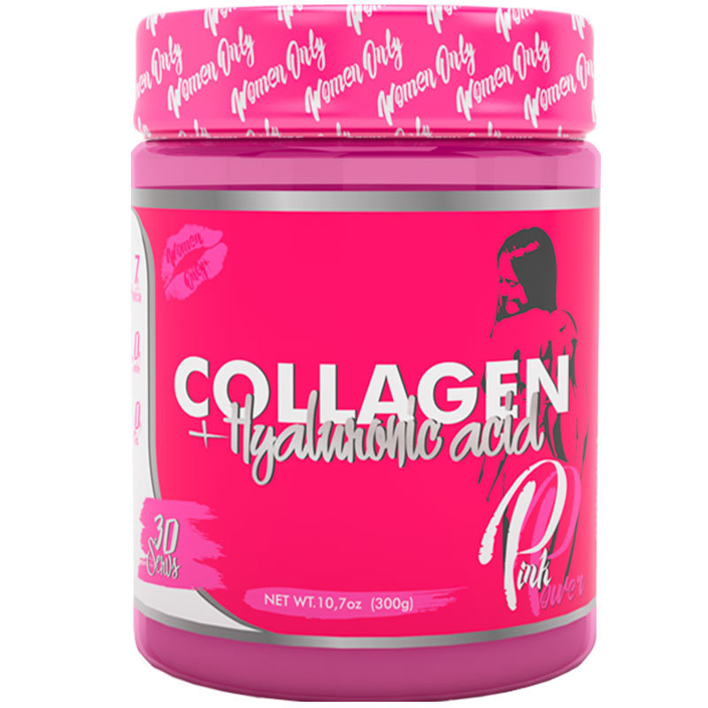 Коллаген + гиалуроновая кислота STEEL POWER Pink Power Collagen+ 300 гр (Экстази)