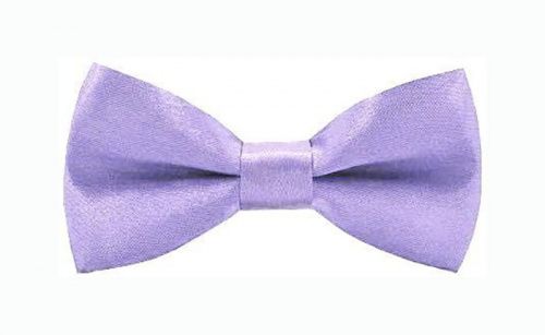 Купить Детская галстук-бабочка атласная бледно-фиолетовая, Детский галстук-бабочка 2beMan MGB018 фиолетовый,
