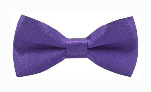 Купить Детская галстук-бабочка атласная фиолетовая, Детский галстук-бабочка 2beMan MGB017 фиолетовый,