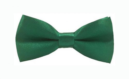 Купить Галстук-бабочка атласная зеленая, Детский галстук-бабочка 2beMan MGB015 зеленый,