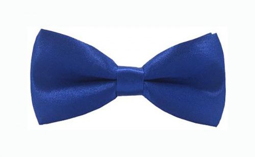 Купить Детская галстук-бабочка атласная синяя, Детский галстук-бабочка 2beMan MGB013 синий,