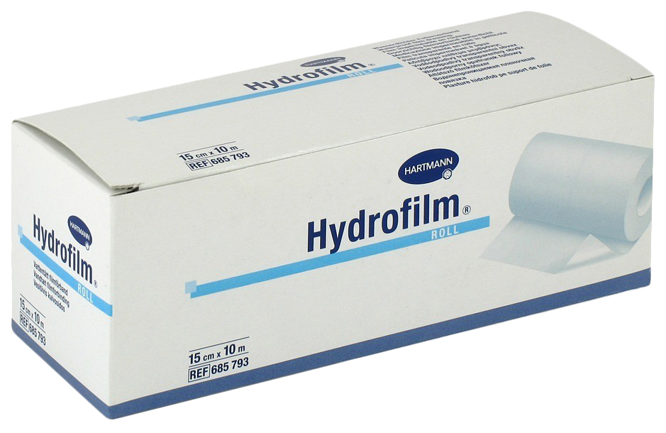

Фиксирующий пластырь из прозрачной пленки в рулоне, 15 см x 10 м Hydrofilm Roll, 6857930