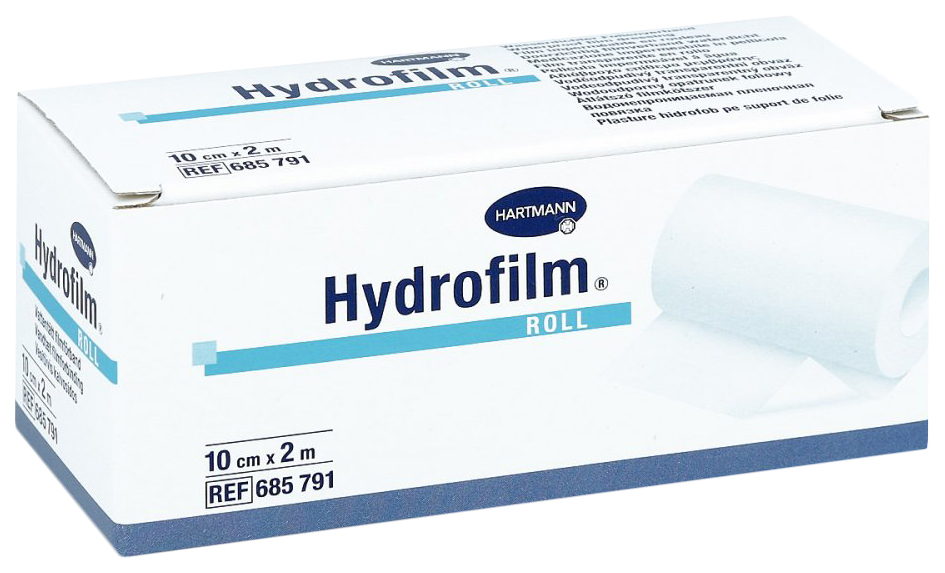 

Фиксирующий пластырь из прозрачной пленки в рулоне, 10 cм x 2 м Hydrofilm Roll, 6857910