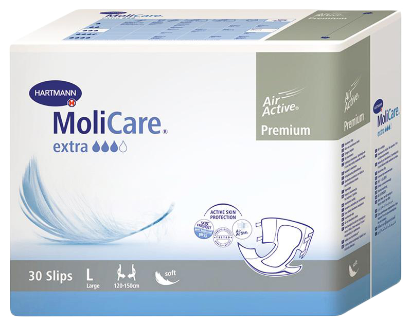 фото Подгузники для взрослых, l, 30 шт. molicare premium extra hartmann