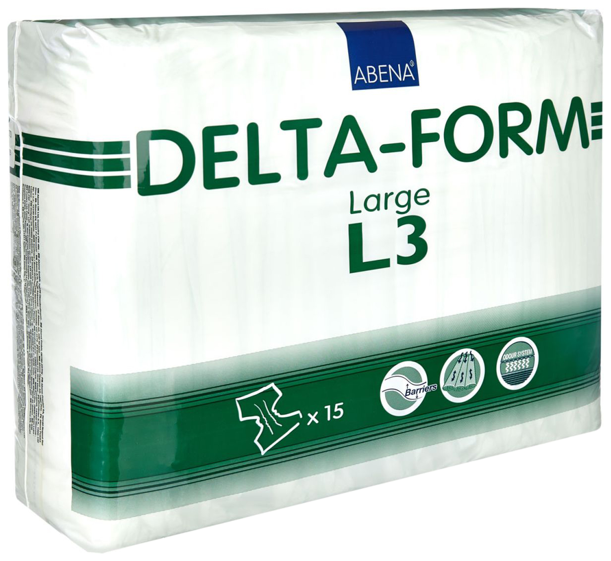 фото Подгузники для взрослых l3, 15 шт. abena delta-form
