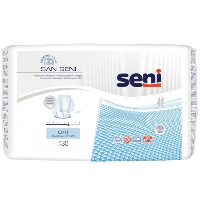 Купить Анатомические подгузники для взрослых, 30 шт. San Seni Uni