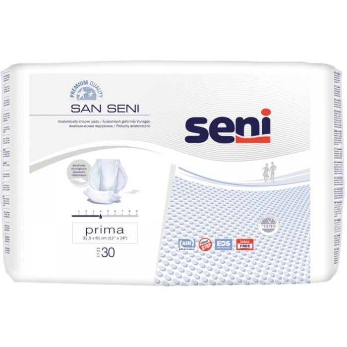 Купить Анатомические подгузники для взрослых, 30 шт. San Seni Prima
