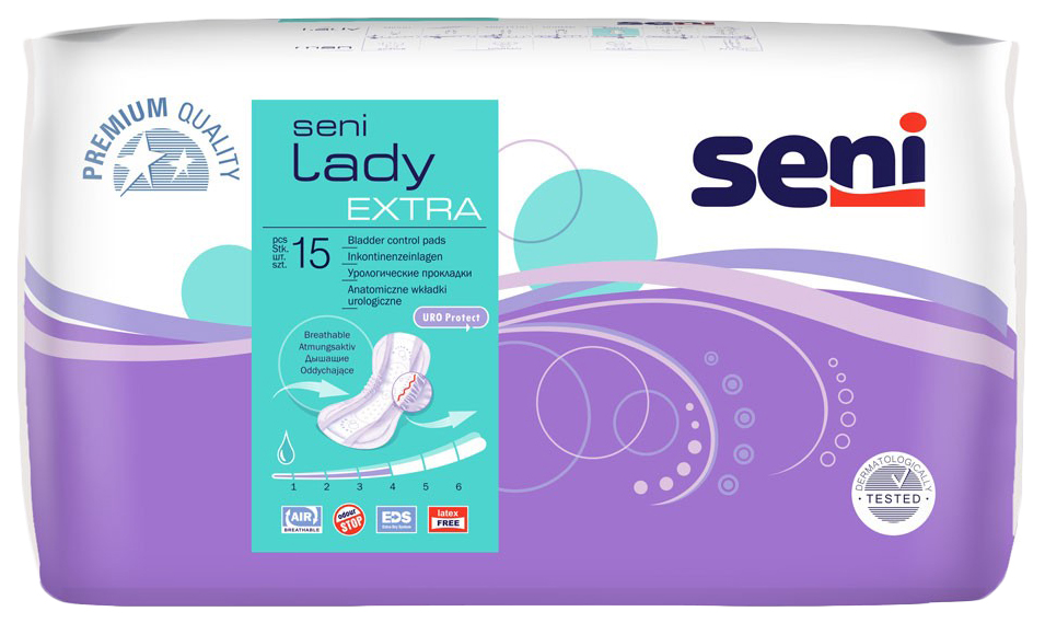 Купить SE-095-EX15-RJ1, Урологические прокладки, 15 шт. Seni Lady Extra, Bella