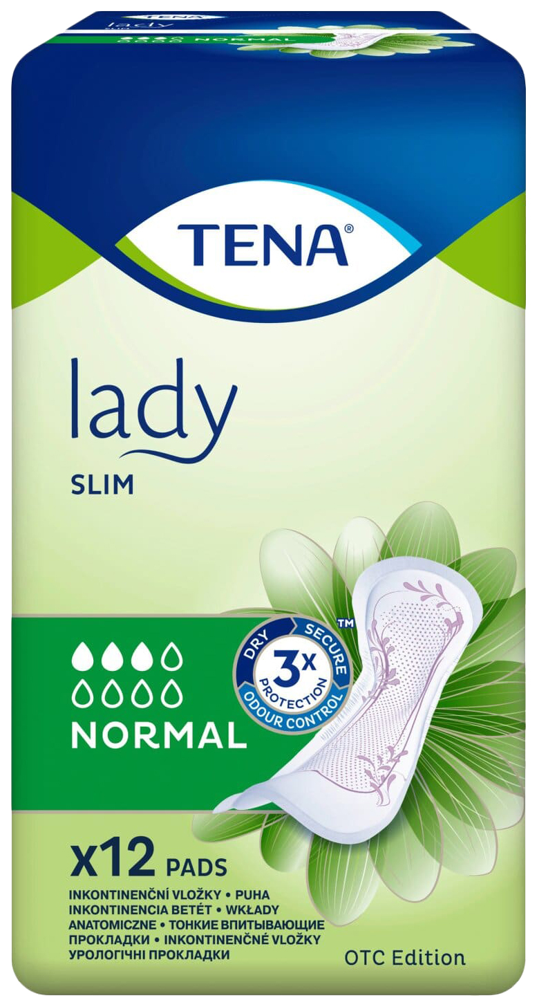 Урологические прокладки для женщин, 12 шт. Tena Lady Slim Normal