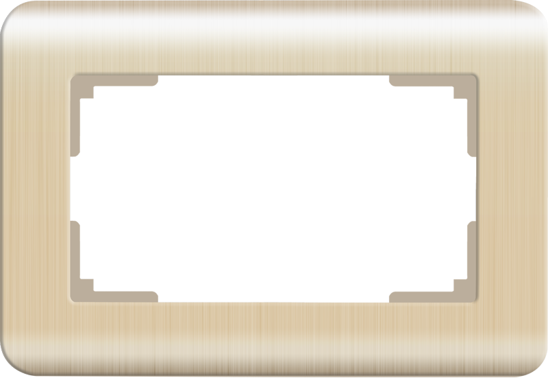 

Рамка для выключателя Werkel WL12-Frame-01-DBL a041873 шампань