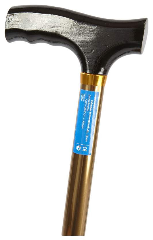Купить Трость телескопическая, с деревянной ручкой, 76-99 см, бронза Valentine 10090BZ