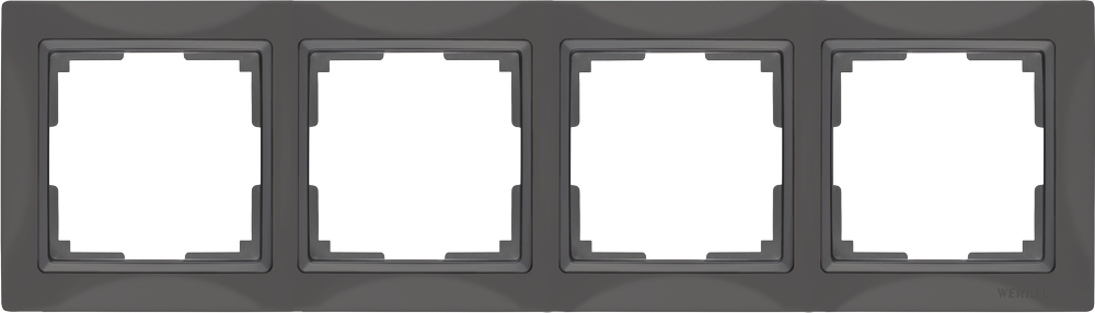 Рамка для выключателя Werkel WL03-Frame-04 a036701 серо-коричневый