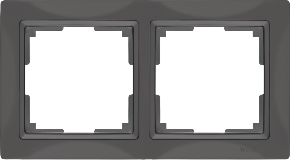 

Рамка для выключателя Werkel WL03-Frame-02 a036699 серо-коричневый