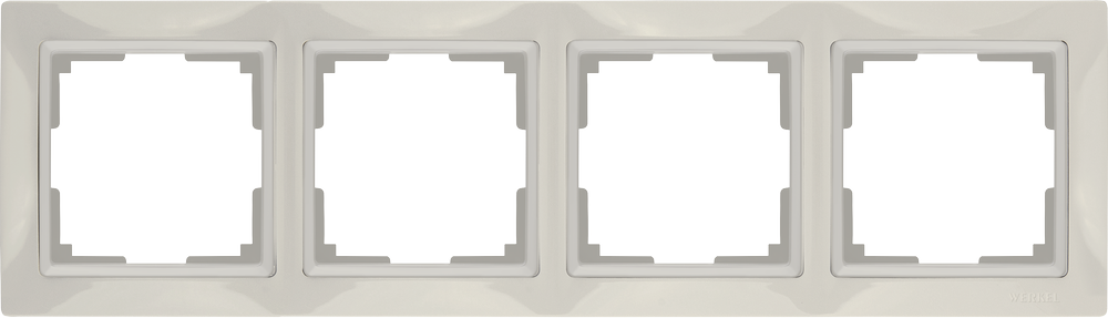 

Рамка для выключателя Werkel WL03-Frame-04 a036633 слоновая кость, Белый, Snabb Basic2