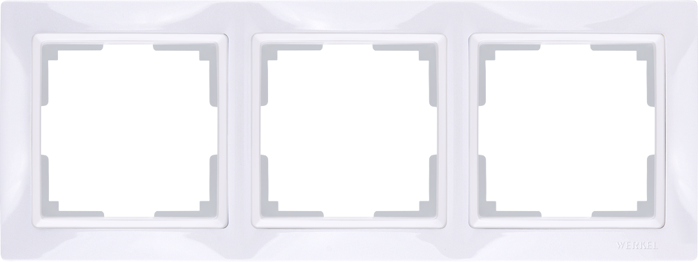 

Рамка для выключателя Werkel WL03-Frame-03 a036627 белый
