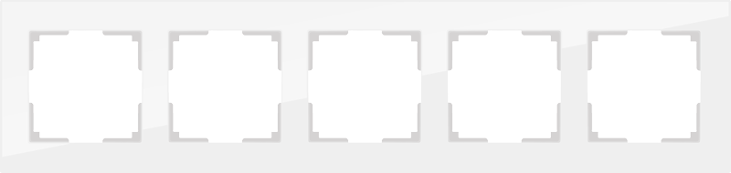 

Рамка для выключателя Werkel WL01-Frame-05 a036581 белый