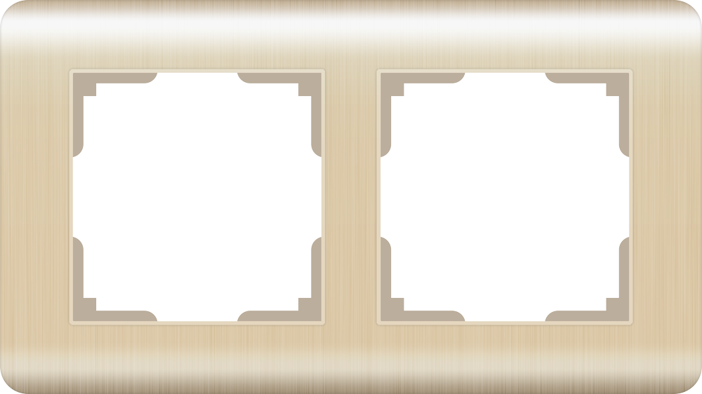 

Рамка для выключателя Werkel WL12-Frame-02 a034612 шампань