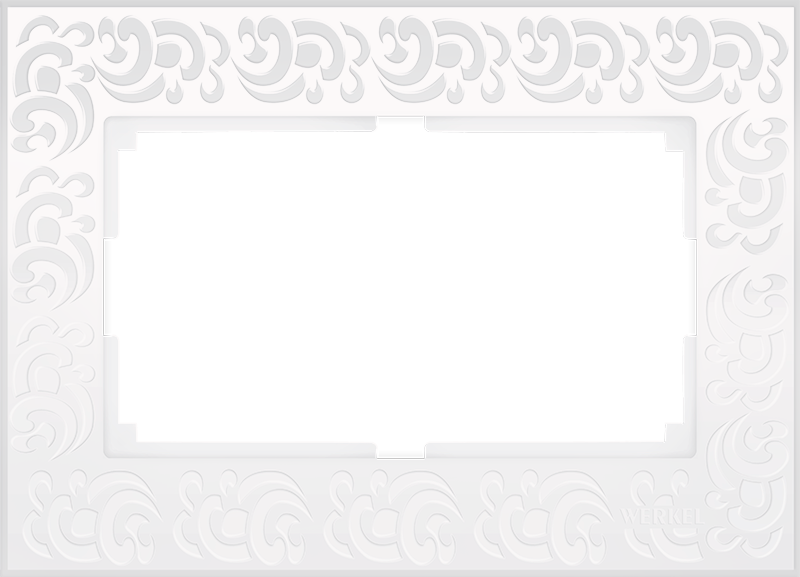 

Рамка для выключателя Werkel WL05-Frame-01-DBL-white a033483 белый, для двойной розетки