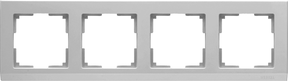 

Рамка для выключателя Werkel WL04-Frame-04 a031805 серебряный, Серебристый, Stark