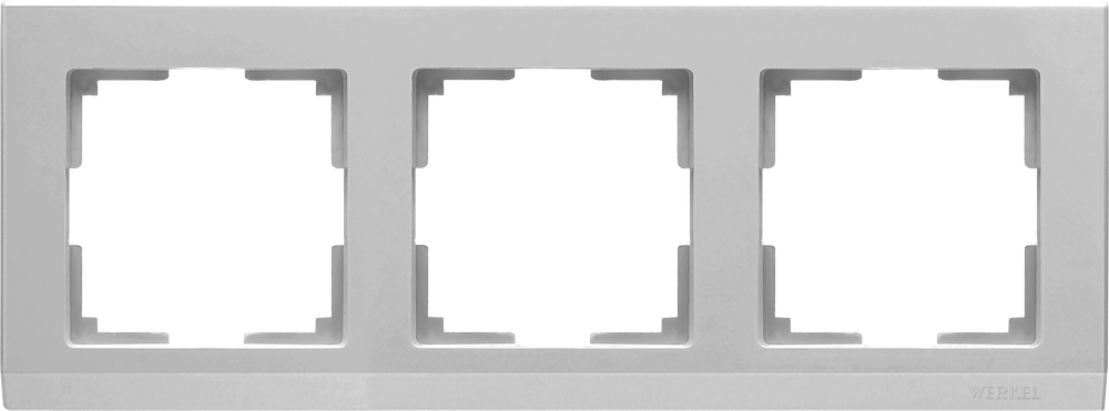 

Рамка для выключателя Werkel WL04-Frame-03 a031804 серебряный, Серебристый