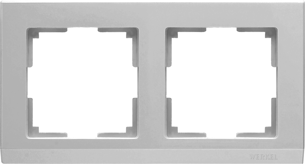 

Рамка для выключателя Werkel WL04-Frame-02 a031803 серебряный, Серебристый