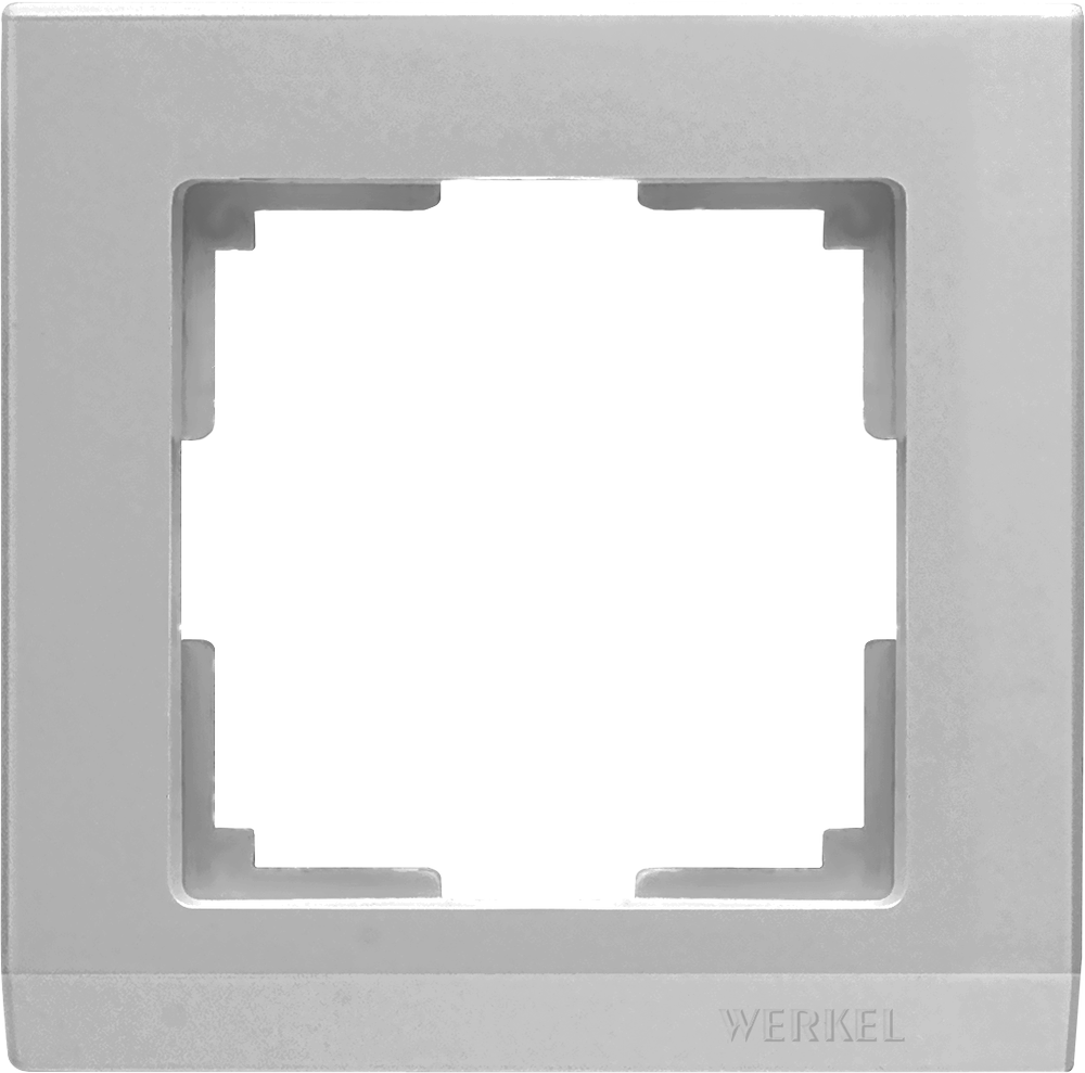 

Рамка для выключателя Werkel WL04-Frame-01 a031802 серебряный