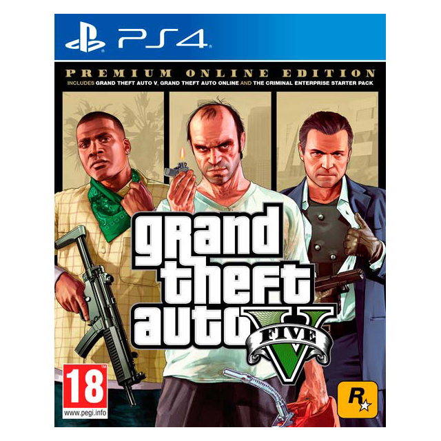 фото Игра take-two gta v.premiumonlineedition для playstation 4 rockstar games