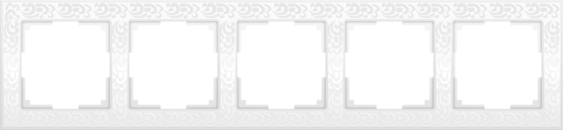 фото Рамка для выключателя werkel wl05-frame-05-white a030796 белый