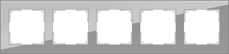 Рамка для выключателя Werkel WL01-Frame-05 a030779 серый