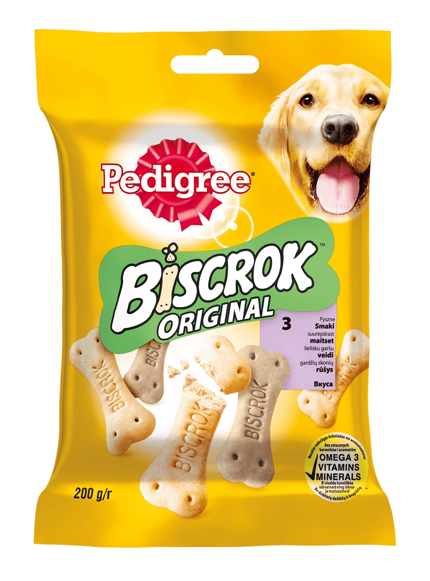 фото Лакомство для взрослых собак pedigree biscrok "бисквитные косточки ассорти", 200г